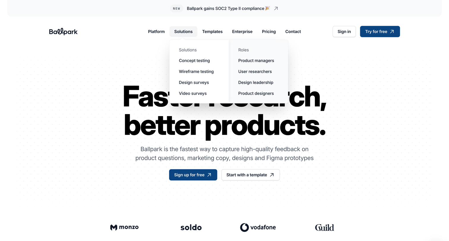 Ballpark - Ballpark — Product research so simple, youll never skip it again screen
