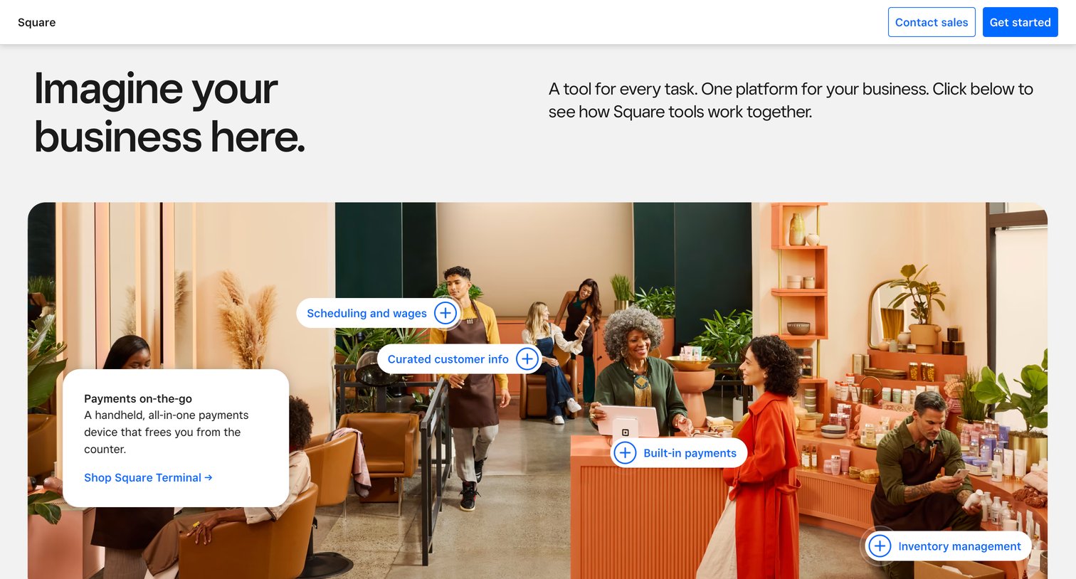 Square - Square | Solutions For Your Small, Medium Large Business screen