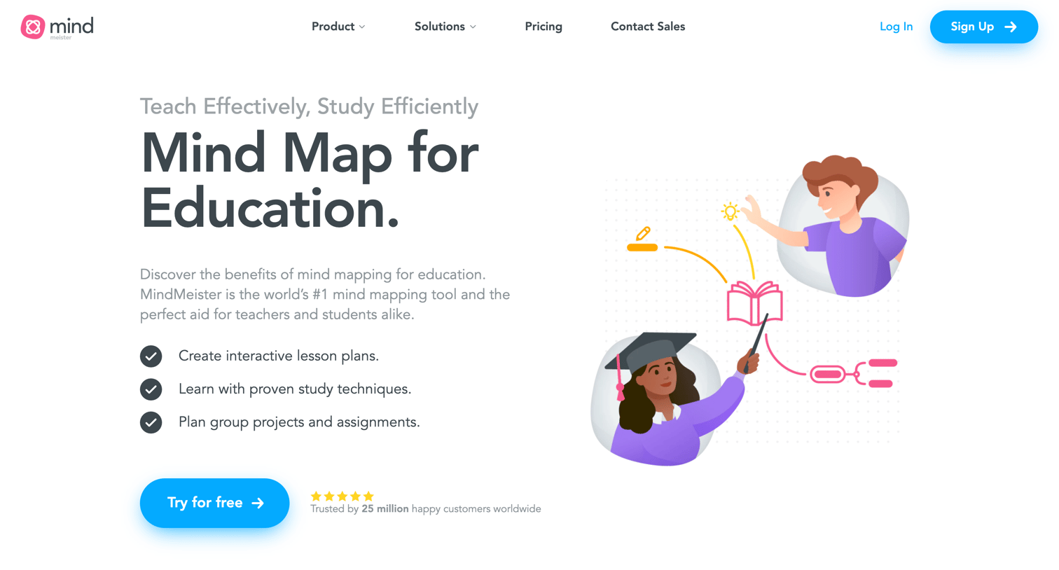 MindMeister - Mind Map for Education - MindMeister screen