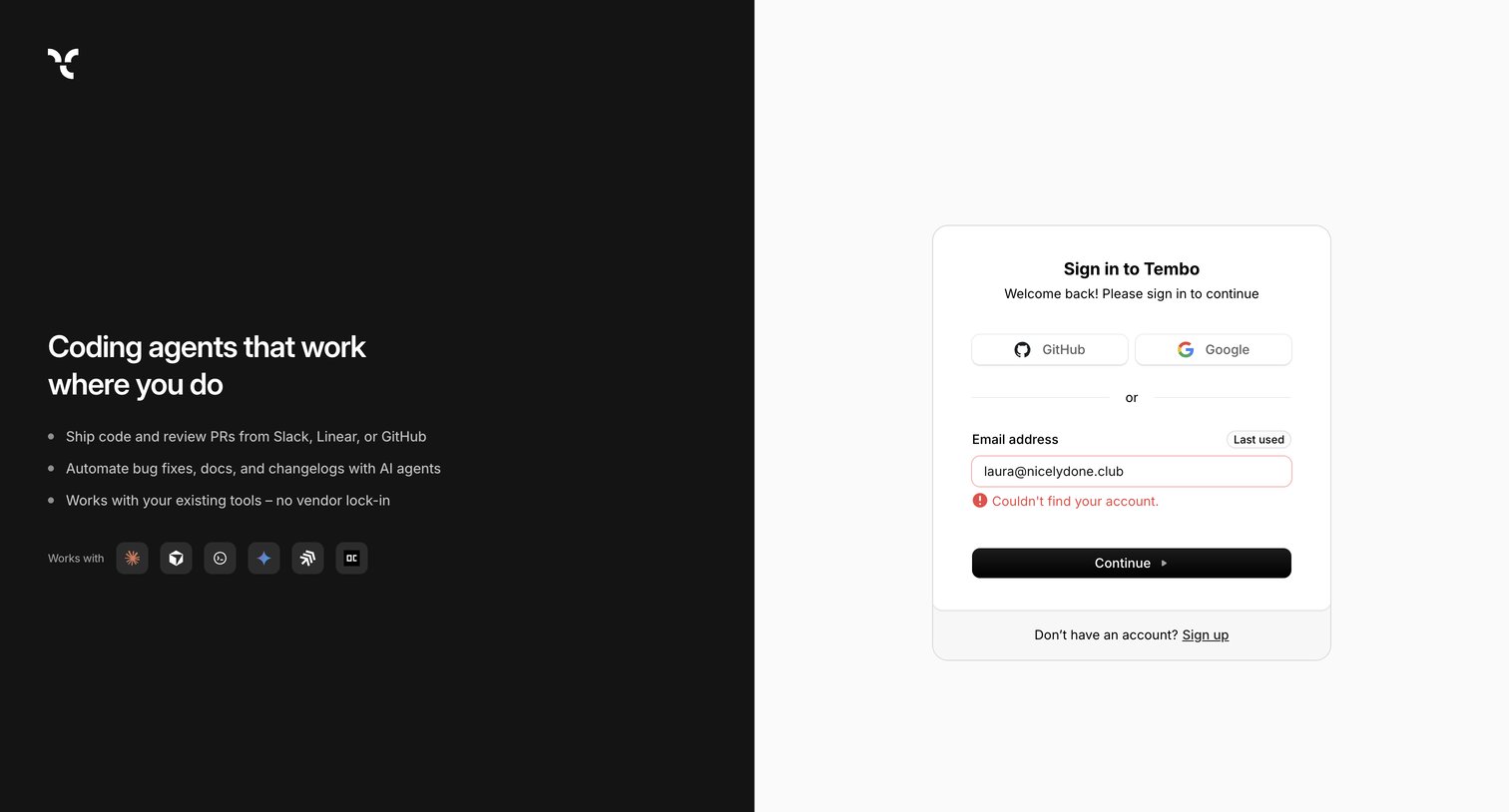 Tembo — Coding agents that work where you do from Tembo