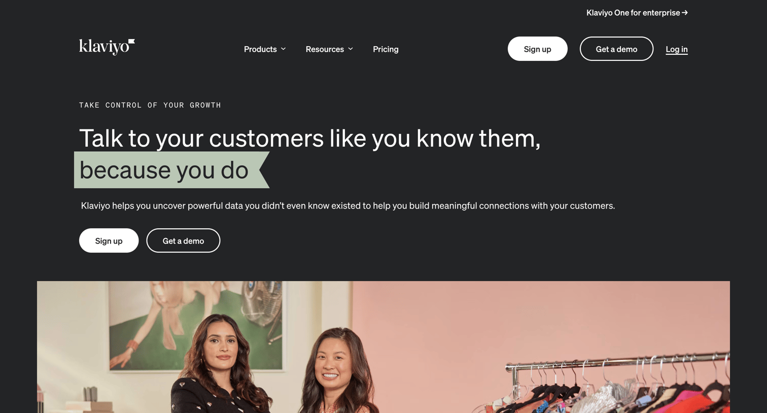 Klaviyo - Why Use Klaviyo Marketing Platform for Growth | Klaviyo Product screen