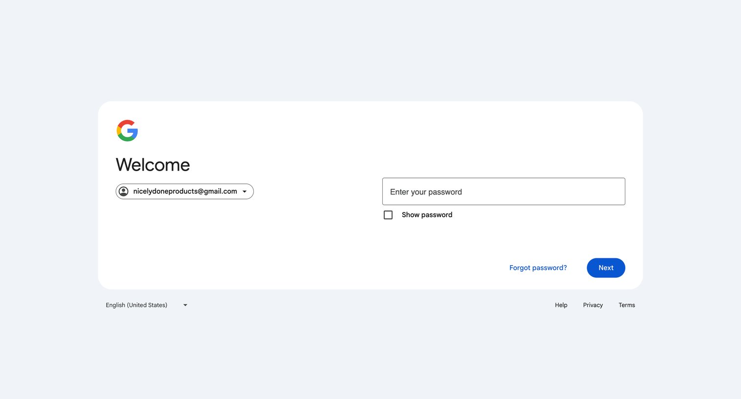 Gemini - Sign in - Google Accounts screen
