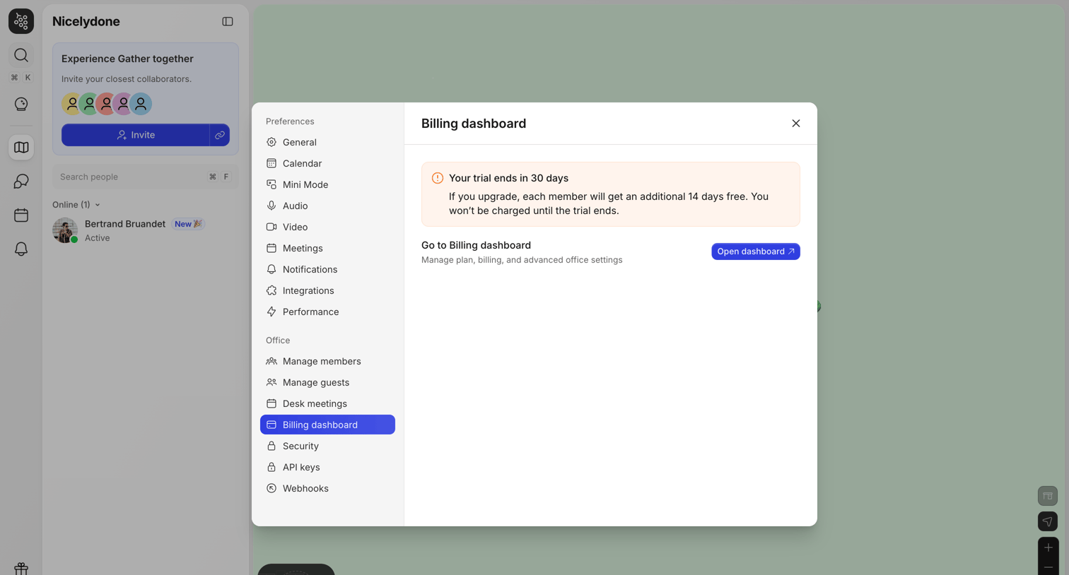 Gather - Nicelydone | Gather screen