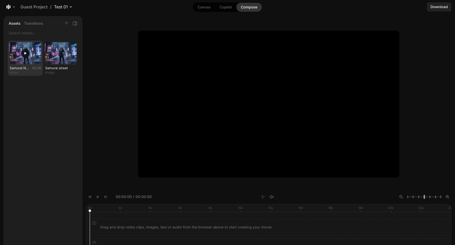 Morphic - Test 01 / Guest Project - Morphic Studio screen