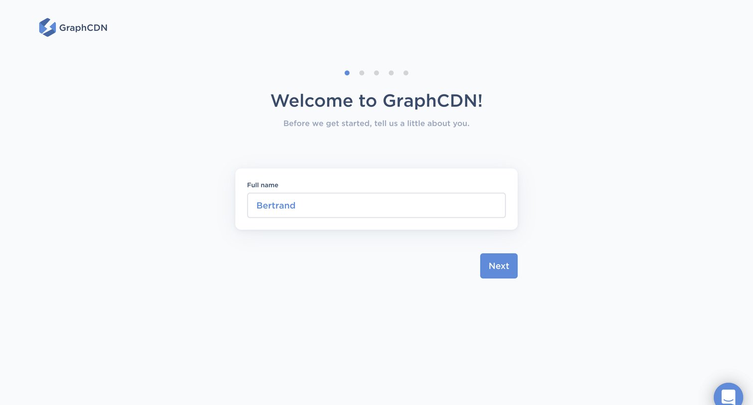 GraphCDN - GraphCDN - The GraphQL CDN screen