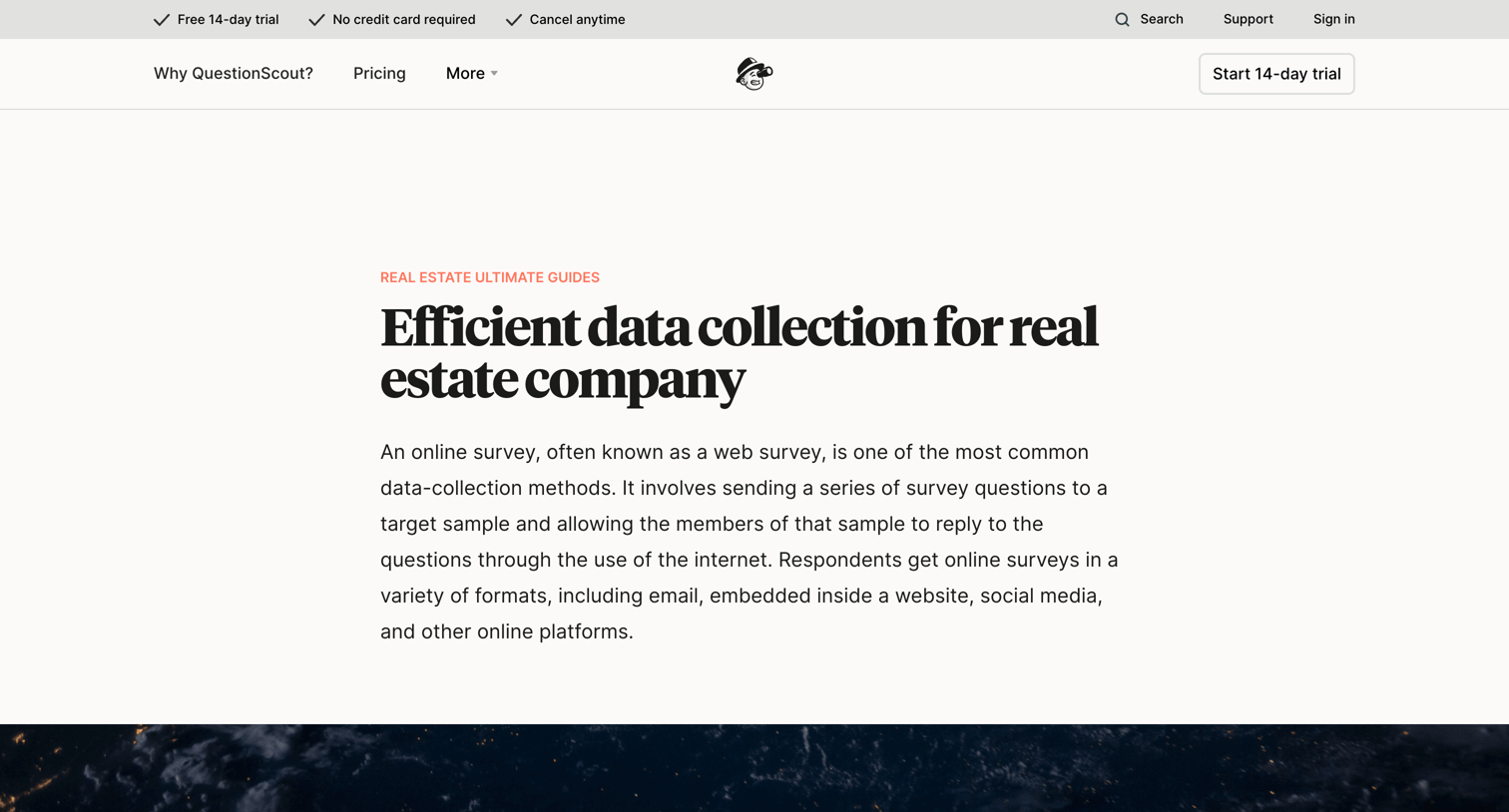 QuestionScout - Efficient data collection for real estate company | QuestionScout screen