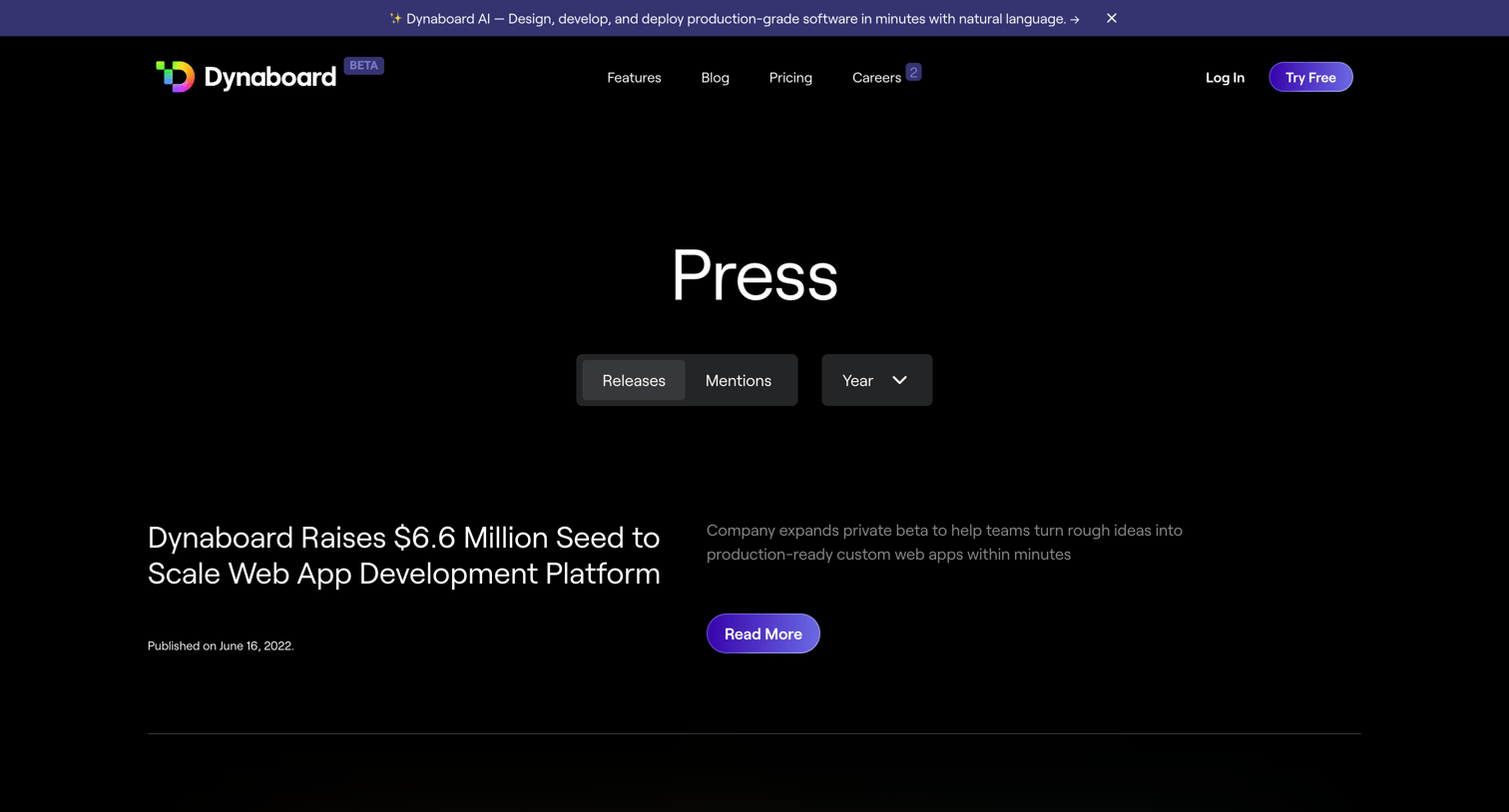 Dynaboard - Dynaboard | Press screen