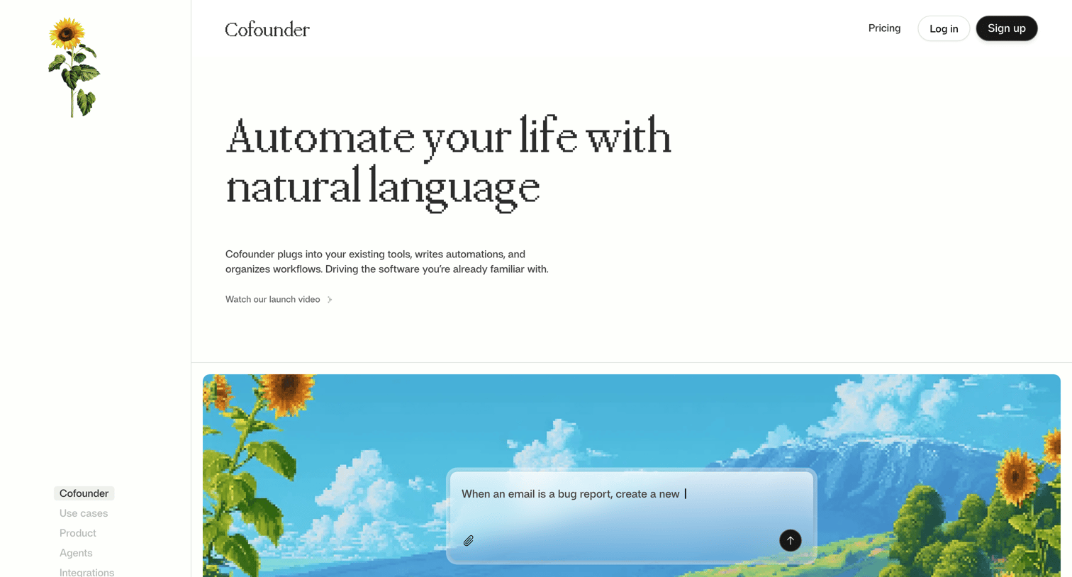 Cofounder screen