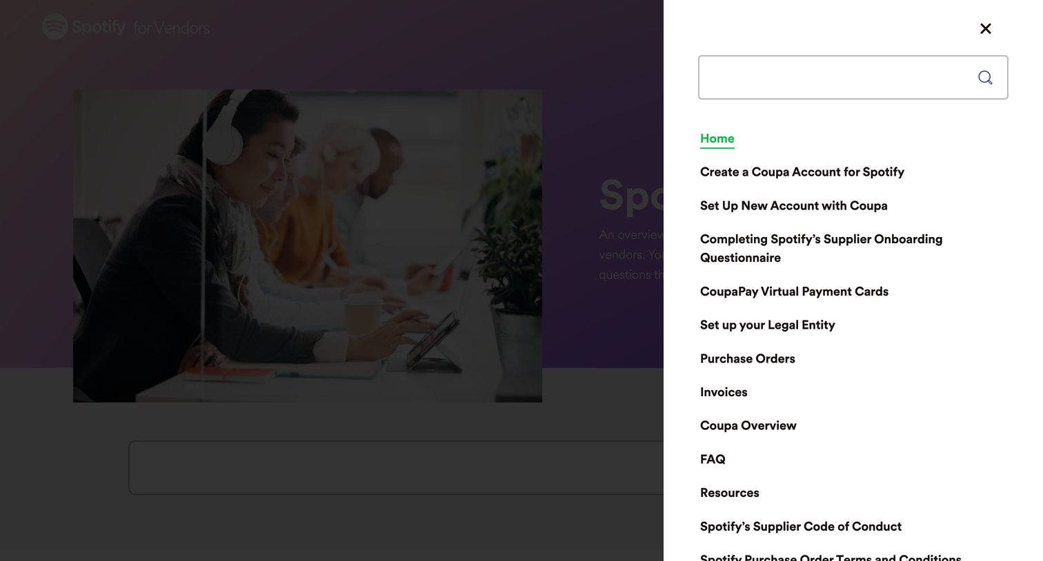 Home - Spotify for Vendors from Spotify