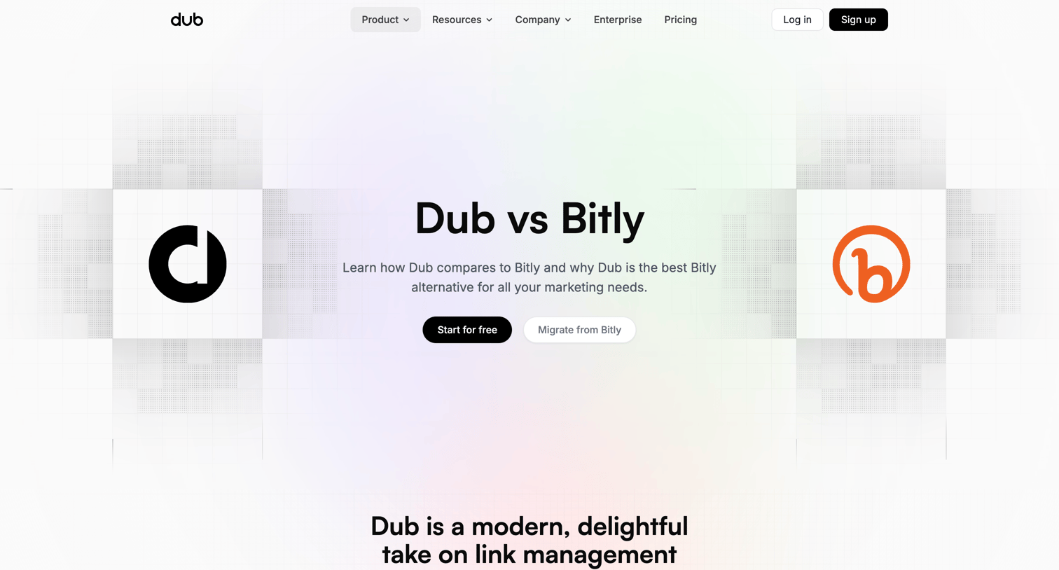 Dub - Bitly vs. Dub.co | The 1 Bitly Alternative Dub.co screen