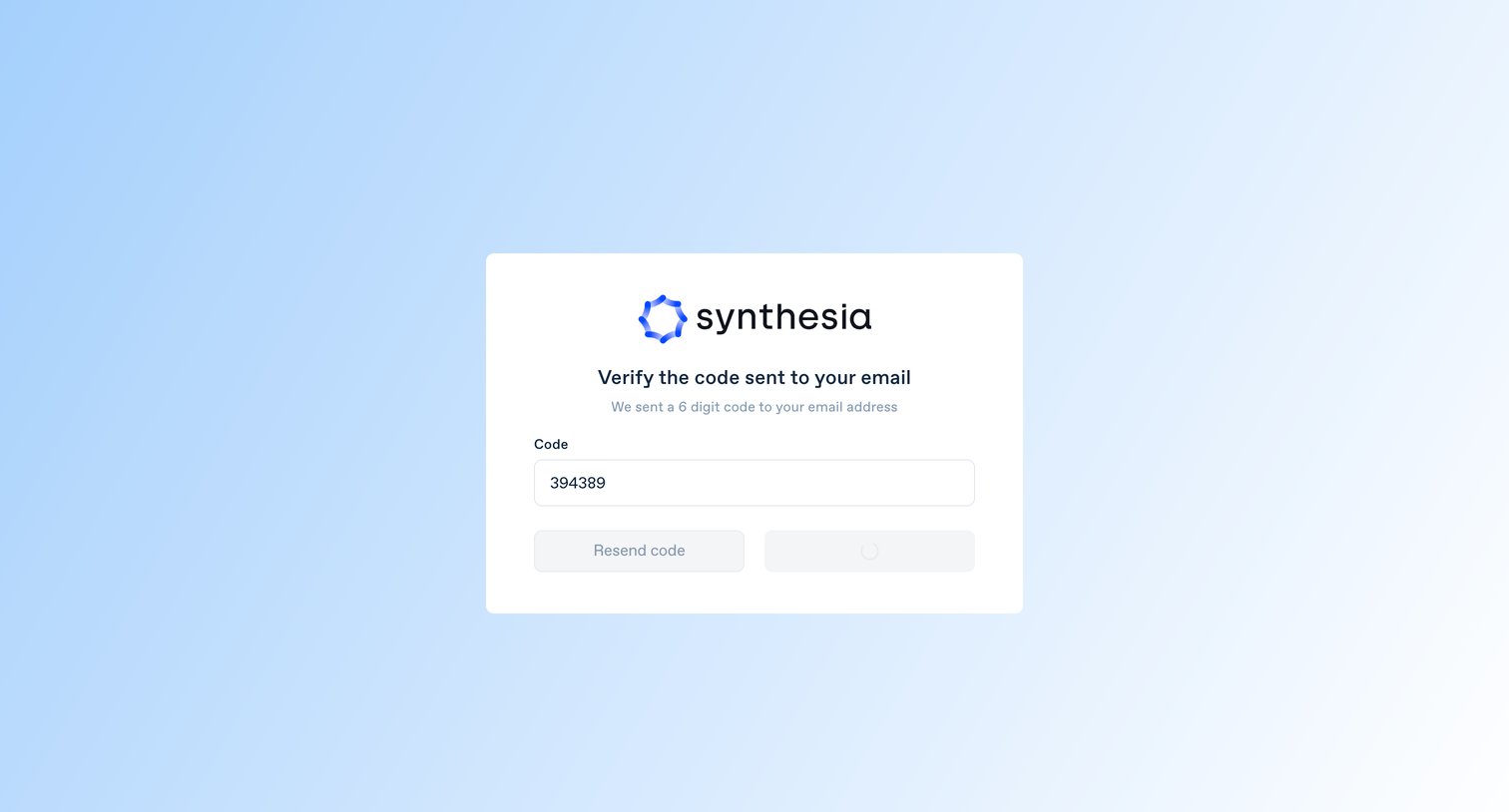 Synthesia - Synthesia STUDIO screen
