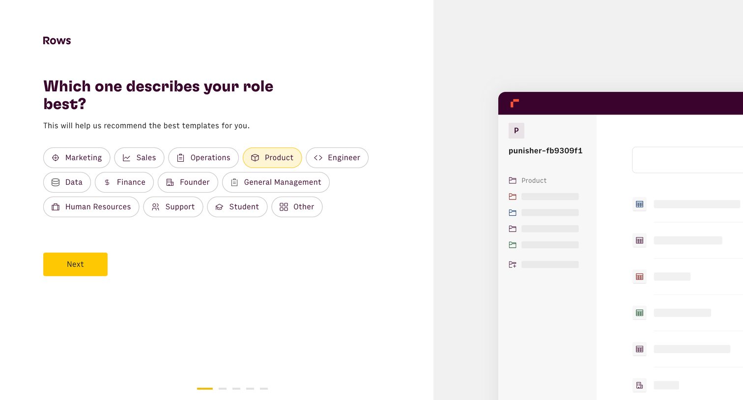 Rows - Rows The spreadsheet where data comes to life screen