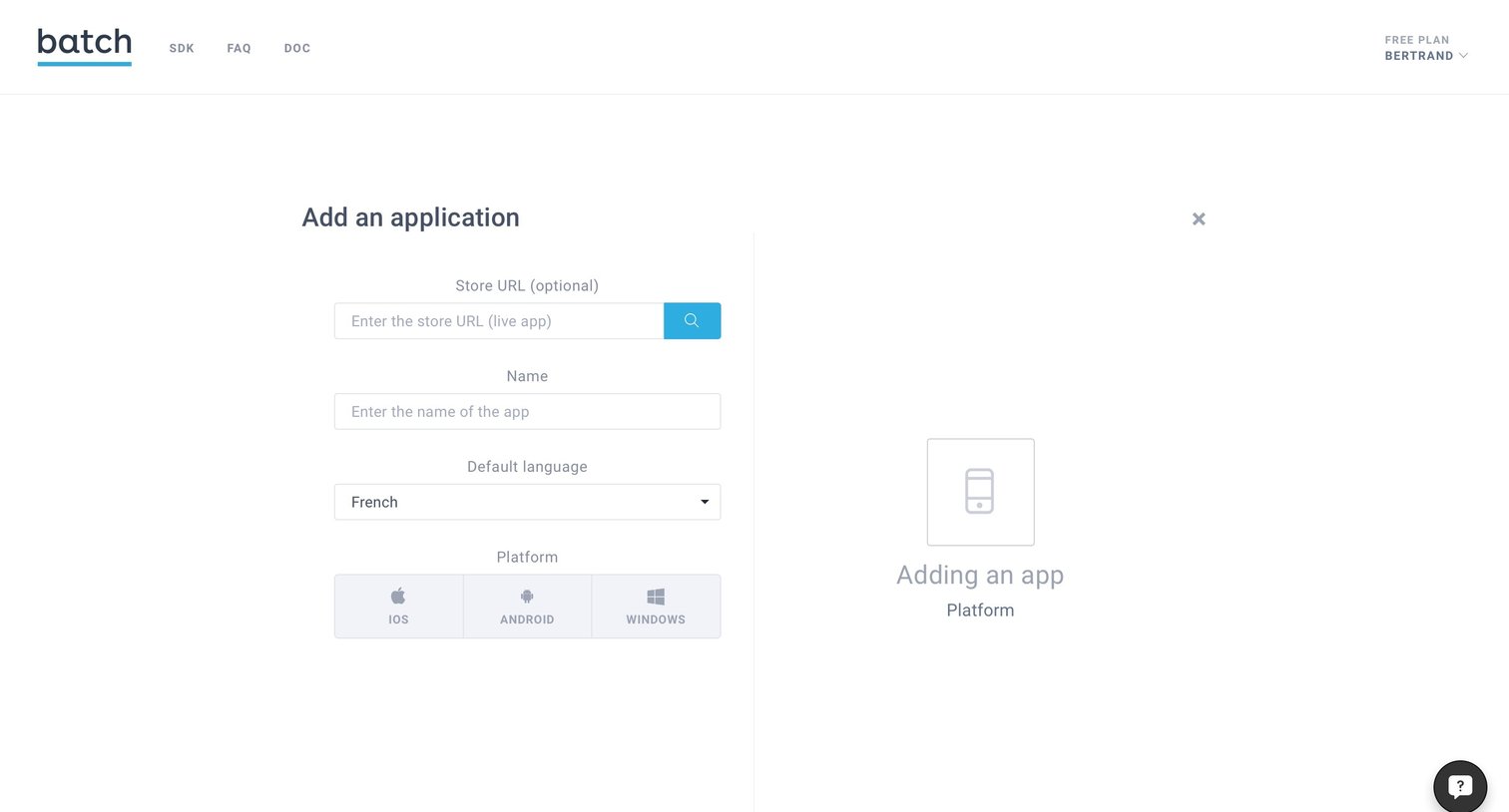 Batch - Onboarding screen