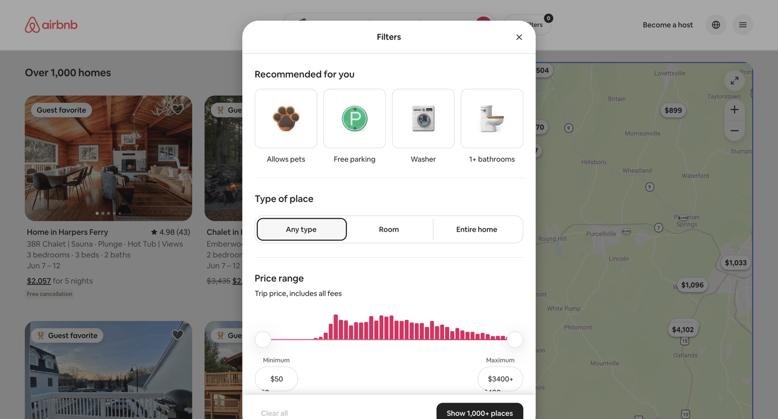 Airbnb - Airbnb | Vacation rentals, cabins, beach houses, & more screen