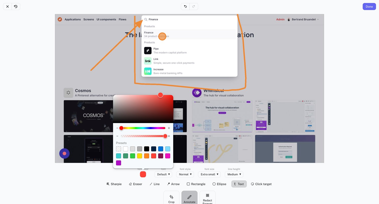 Scribe - Using NicelyDone.club to Find Finance Product Examples | Scribe screen