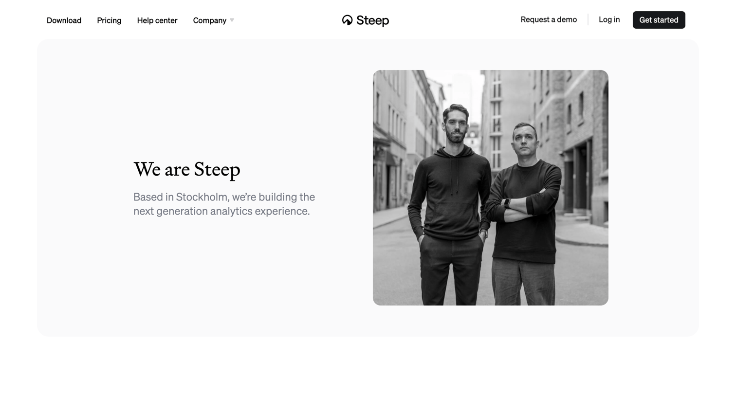 Steep - Steep - About screen