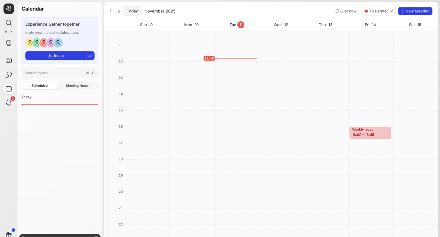 Gather - Nicelydone | Gather screen