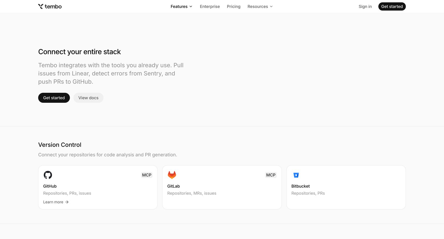 Integrations – Tembo from Tembo