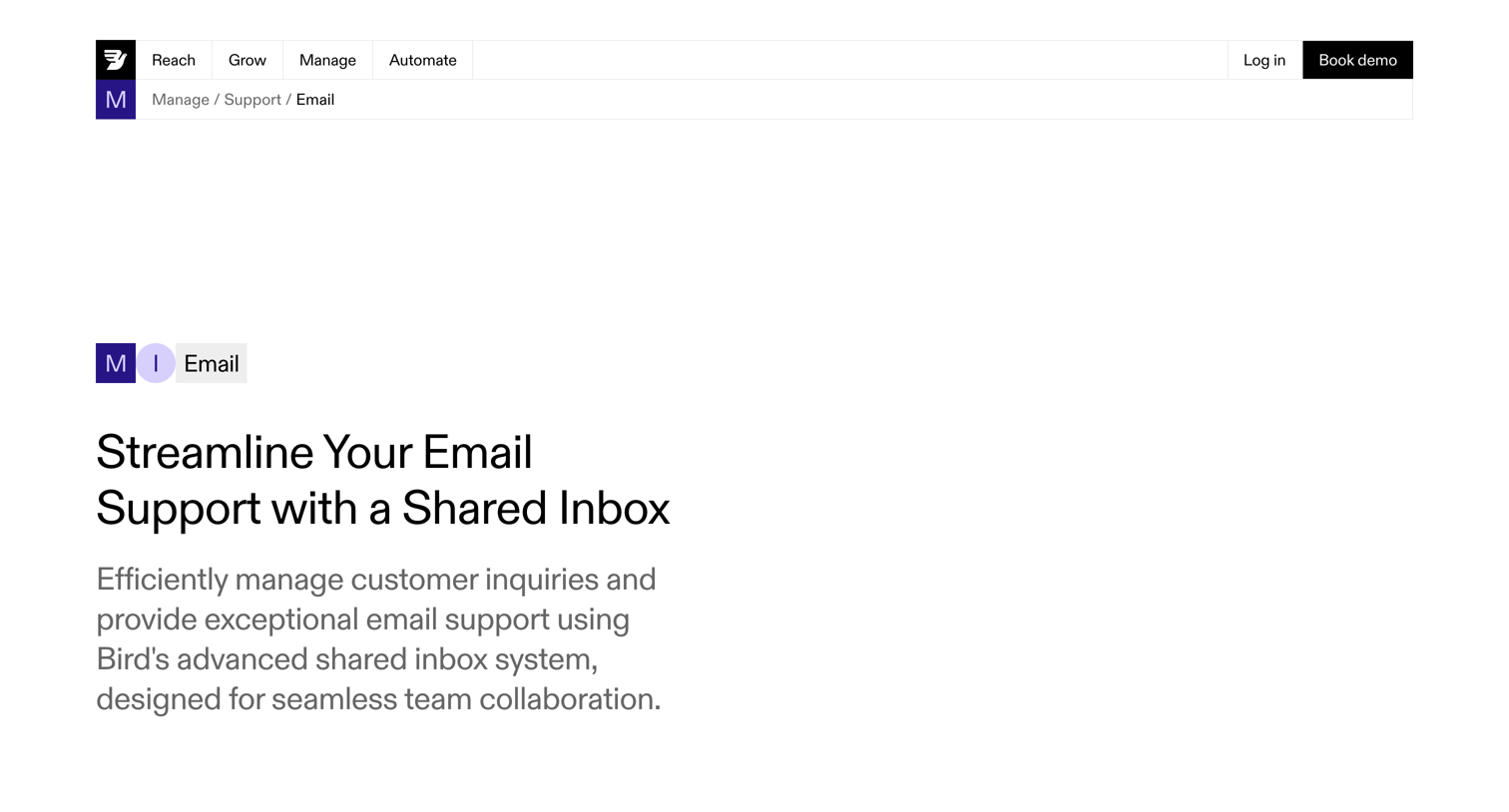 Bird - Shared Inbox for Customer Support Teams Powered By AI Bird screen