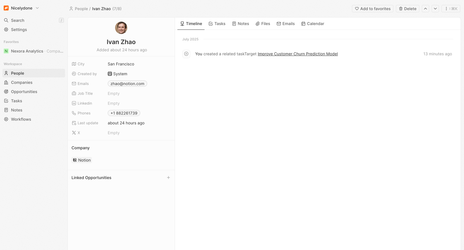 Twenty - Person screen