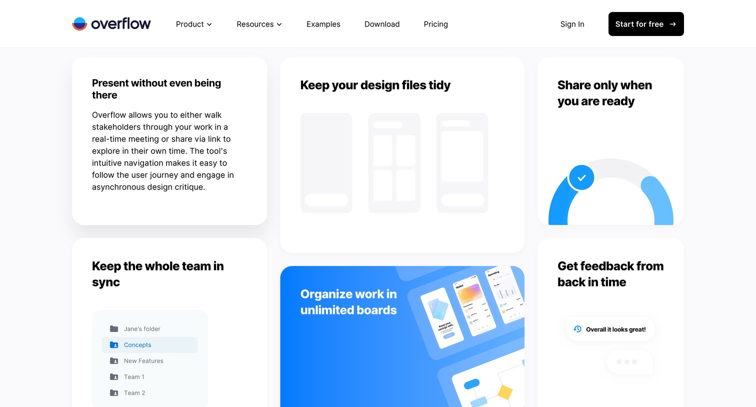 Overflow - The all-in-one design communication platform | Overflow screen
