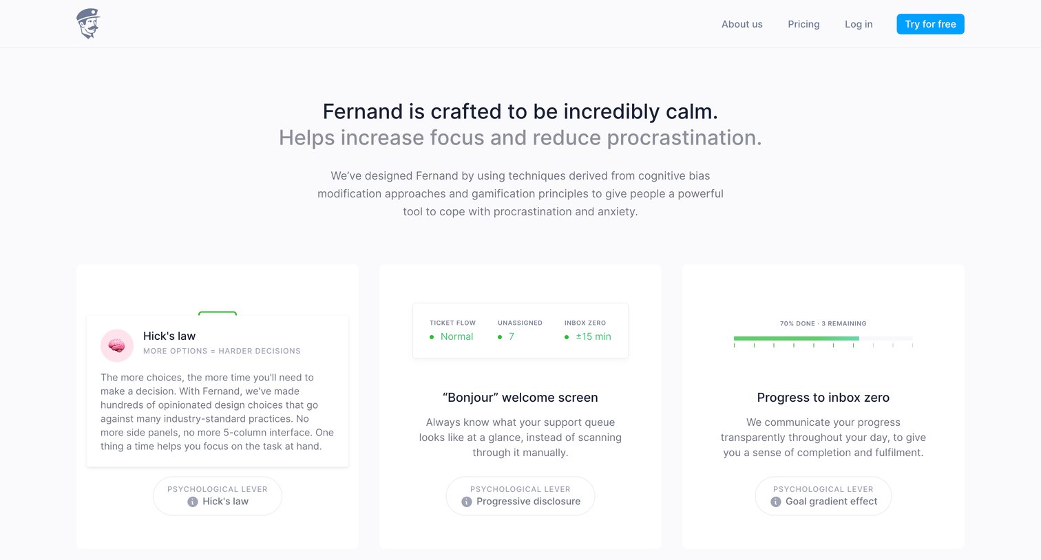 Fernand - Fernand — The fast, calm customer support platform for SaaS screen
