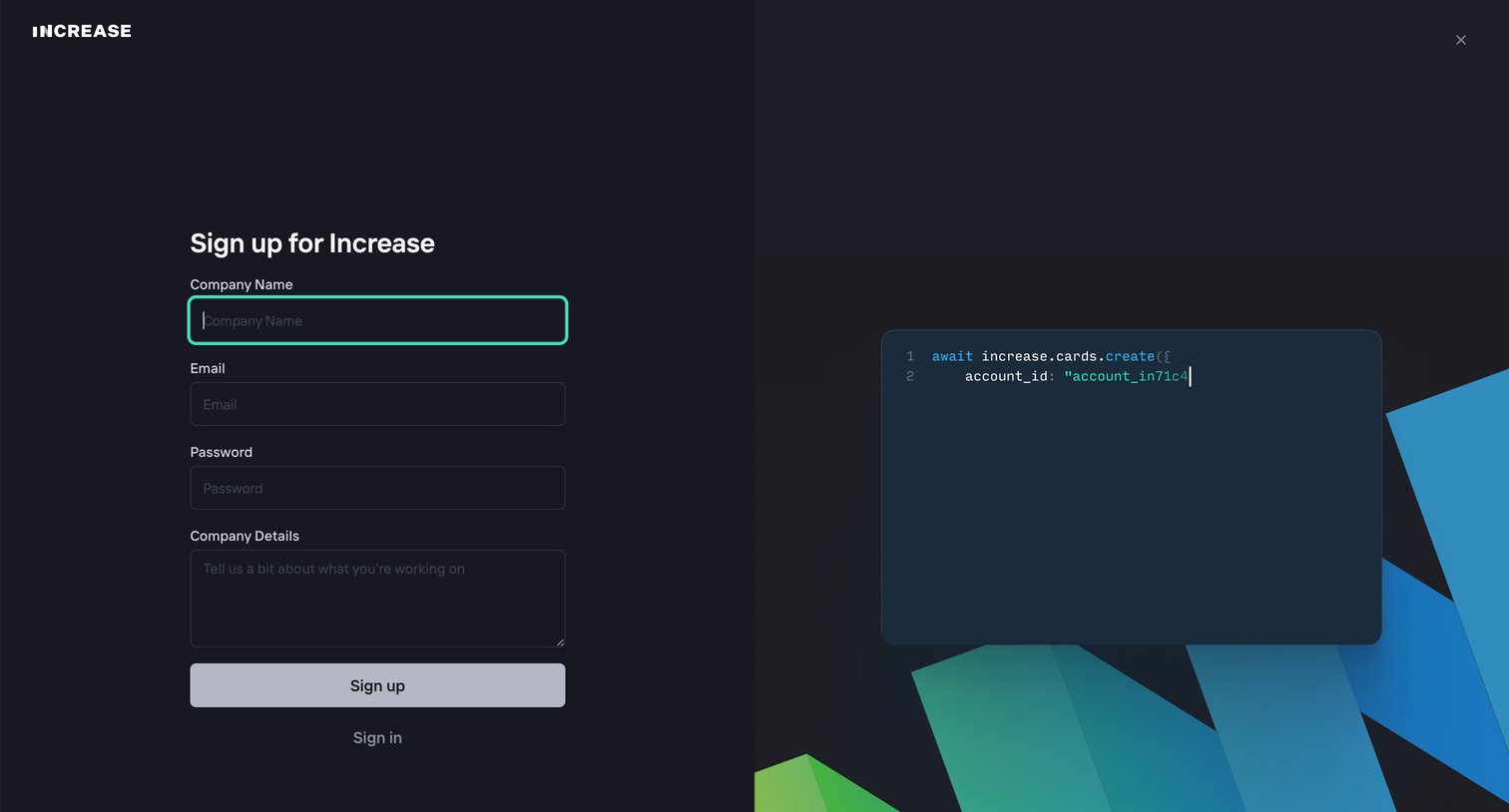 Increase screen