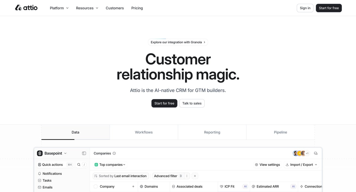 Attio - Attio The next gen of CRM.png screen