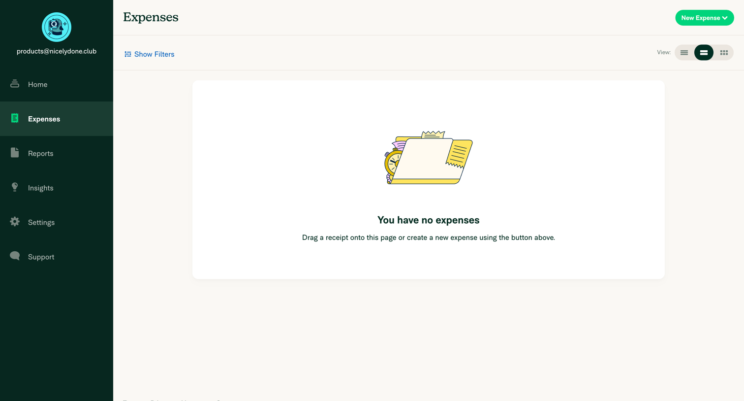 Expensify - Expensify - Expenses screen