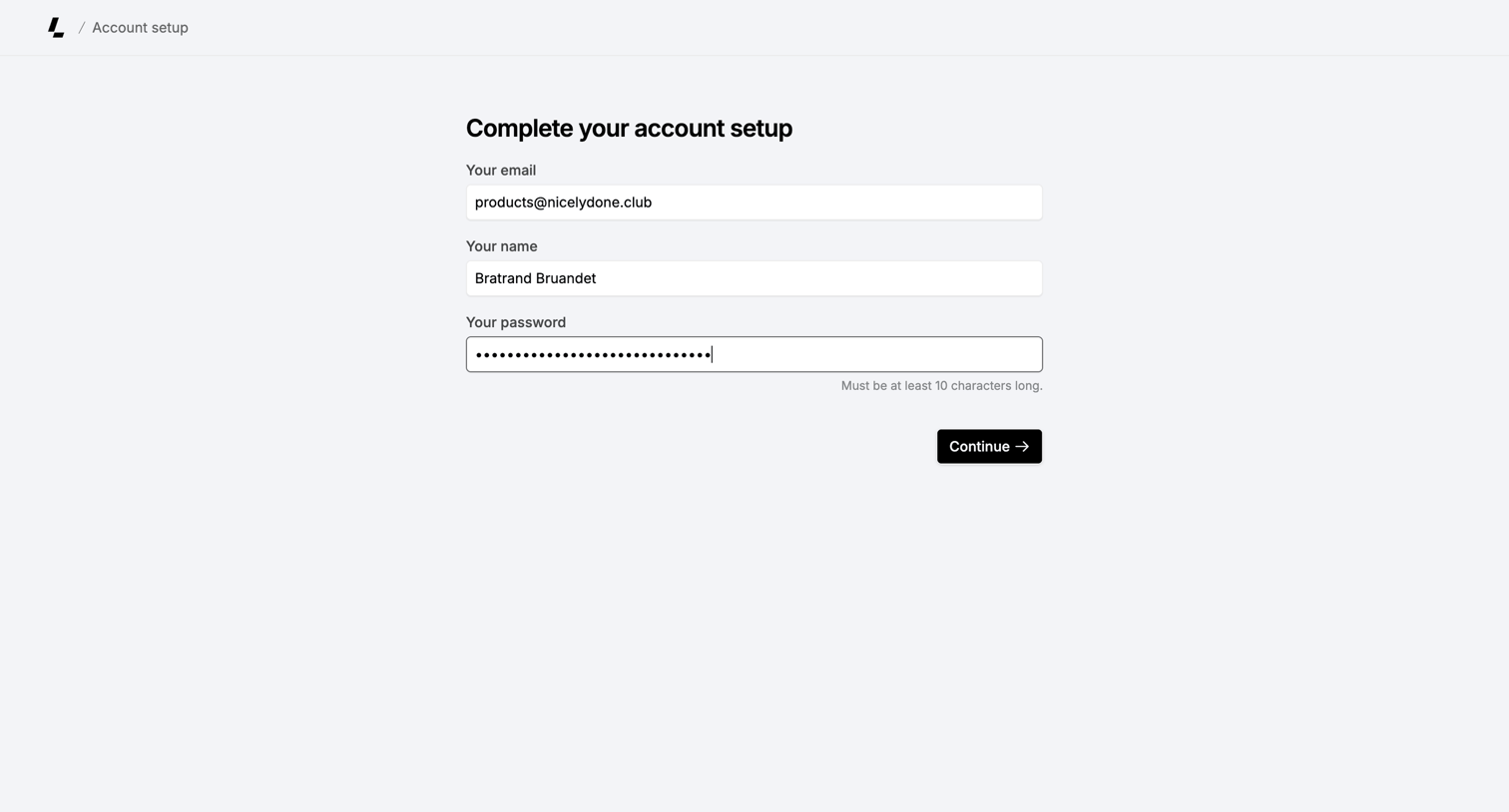 Latitude.sh - Account setup – Dashboard - Latitude.sh screen