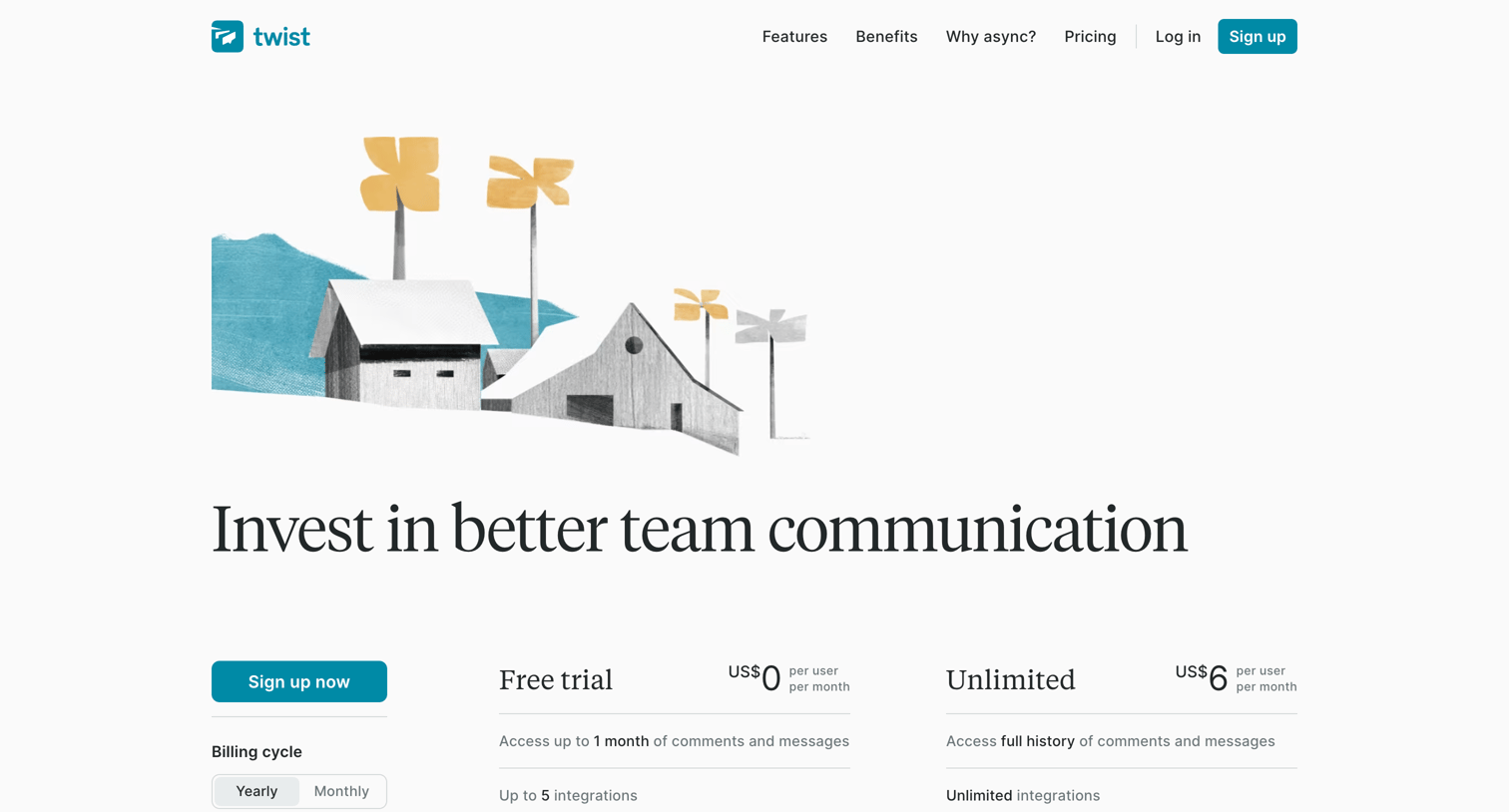 Twist - Pricing | Twist screen