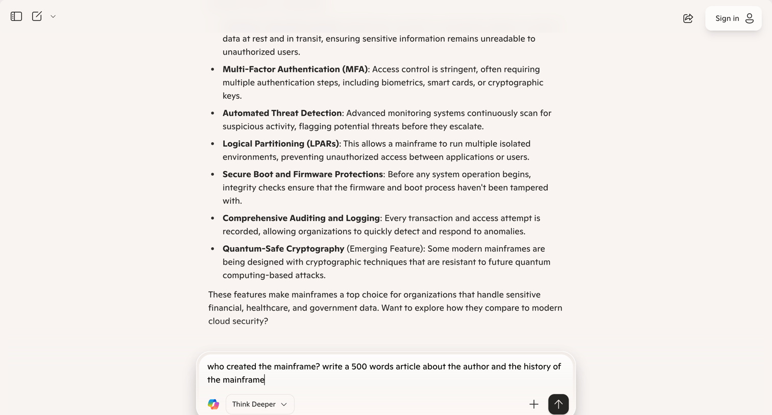 Copilot - Microsoft Copilot: Your AI companion screen