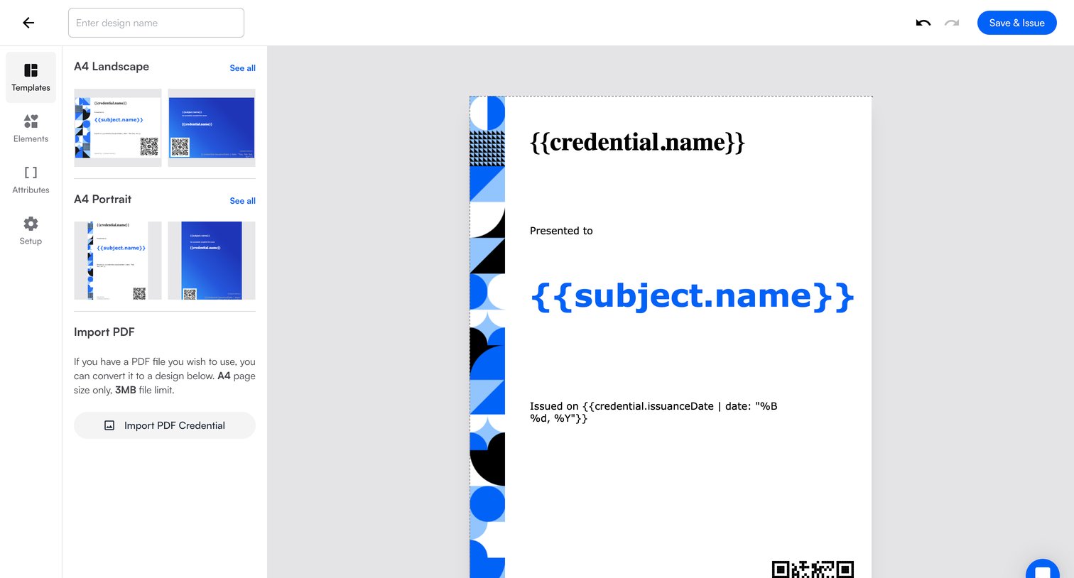 Dock - Dock Certs screen