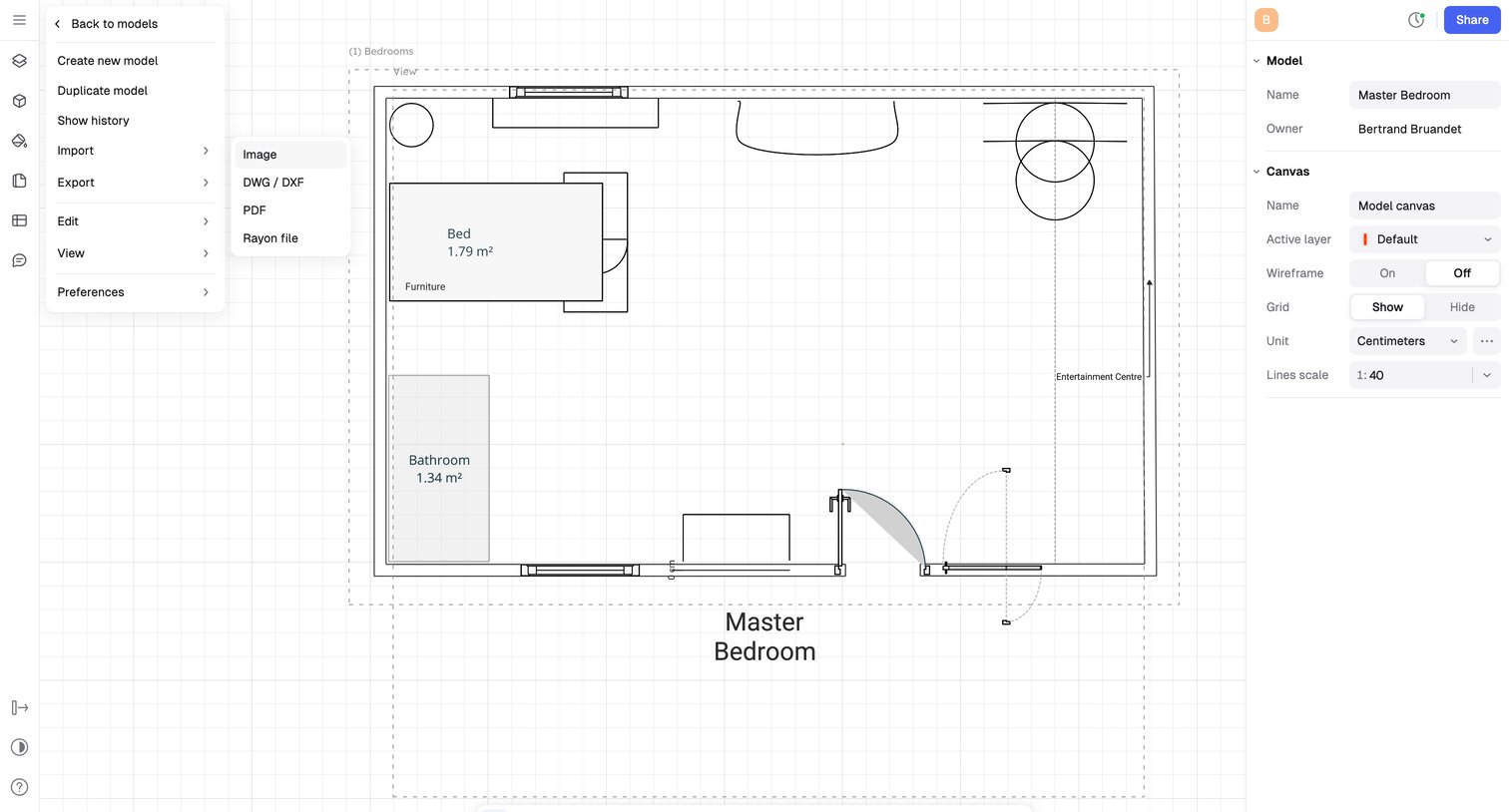 Rayon - Master Bedroom | Rayon screen