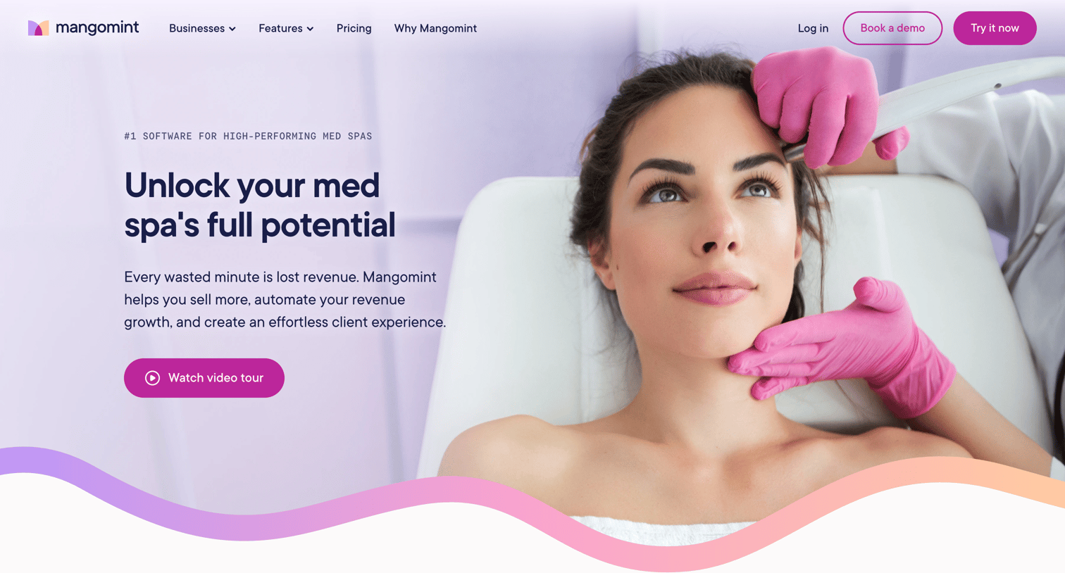 Mangomint - Highest-Rated Medical Spa Software | Mangomint screen