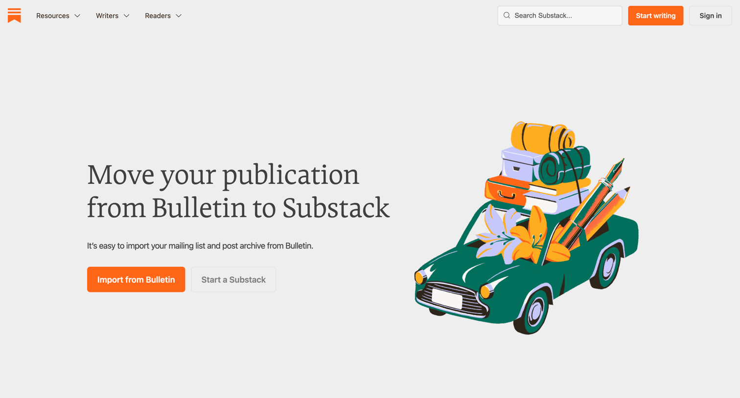 Substack - Substack - A new model for publishing screen