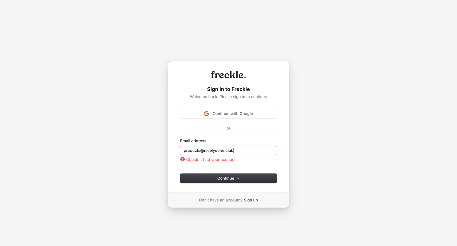 Freckle screen