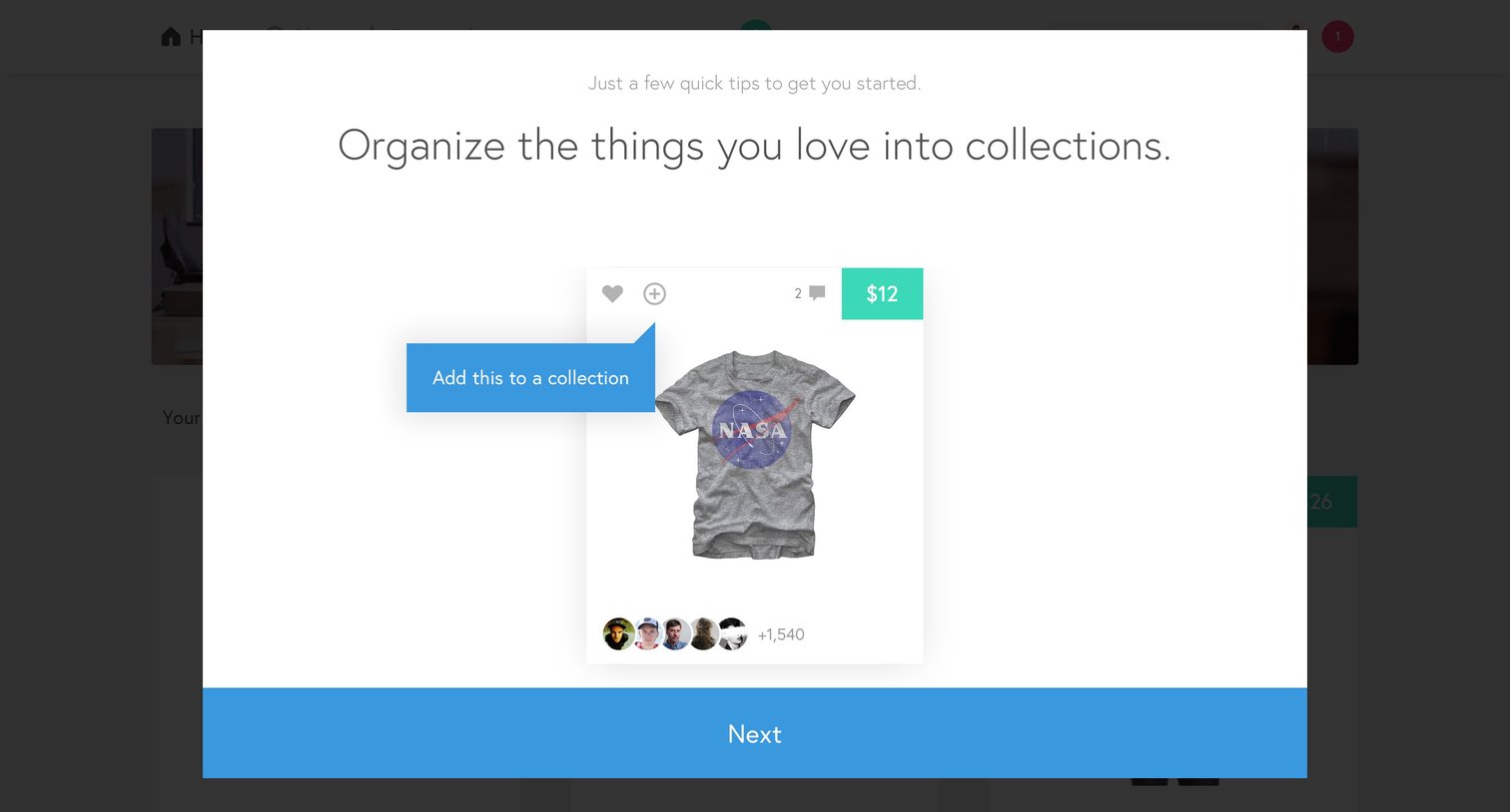 Canopy - Onboarding screen