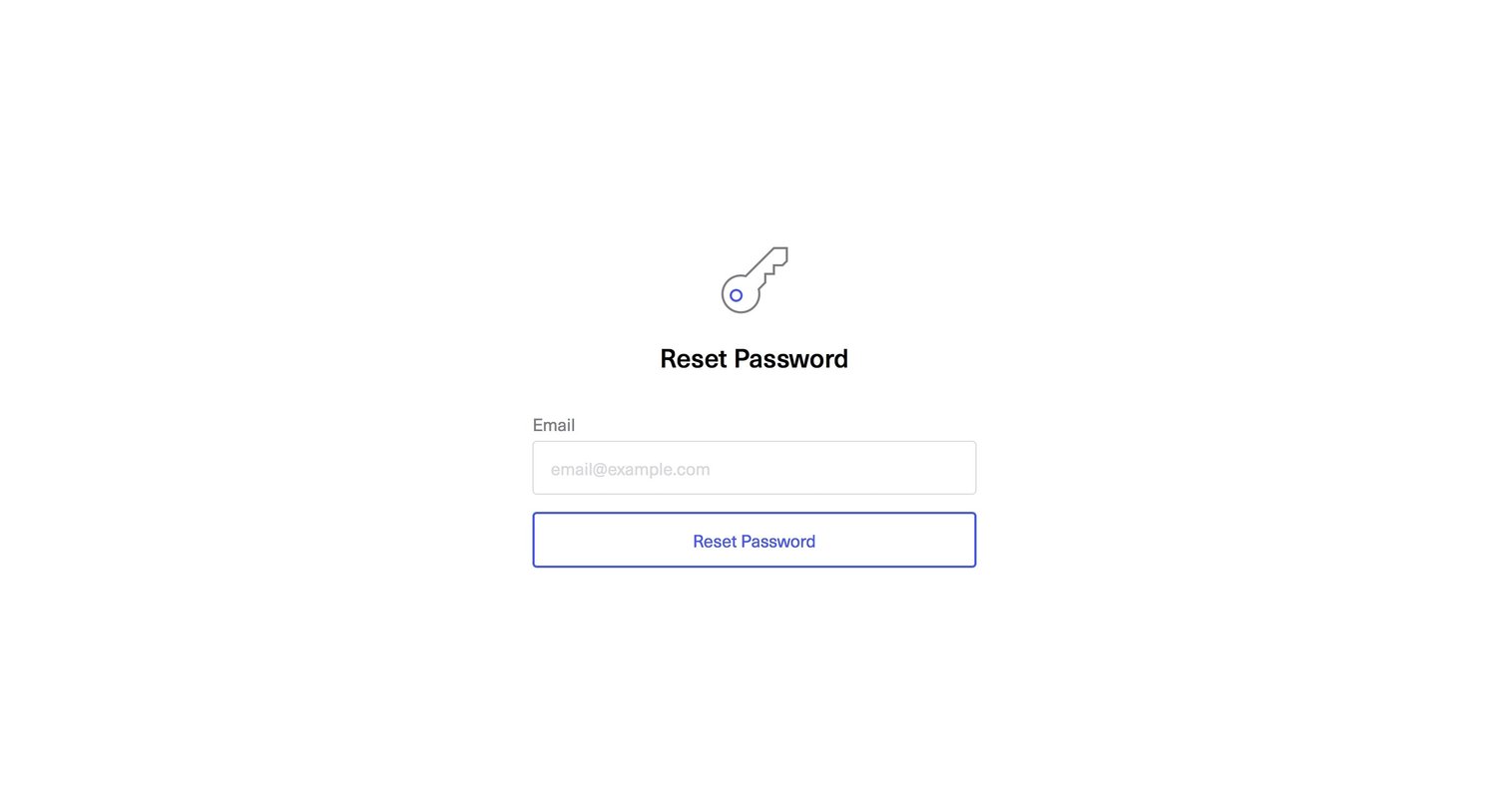 Password reset from Canvas