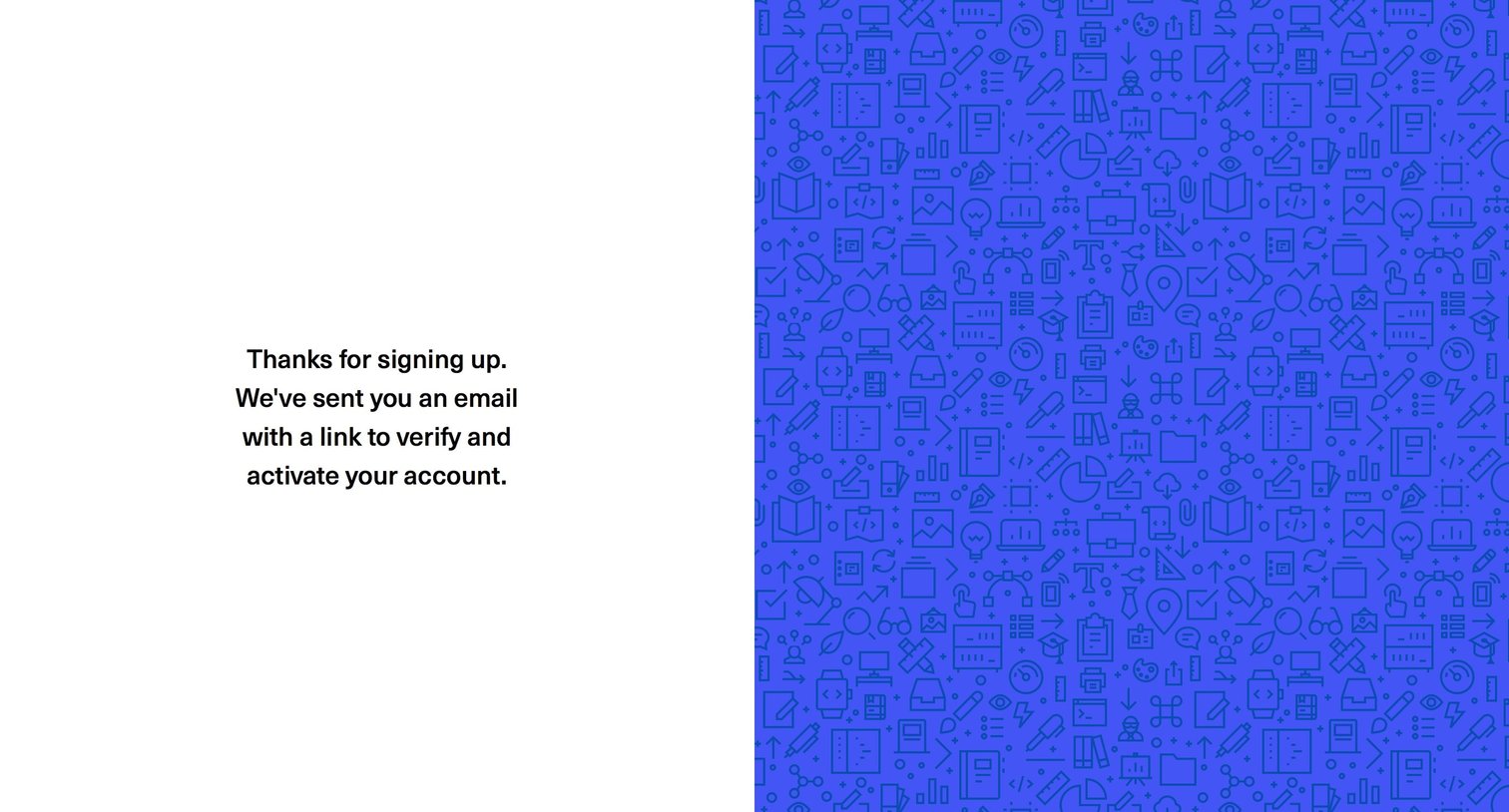 Sign up from Canvas