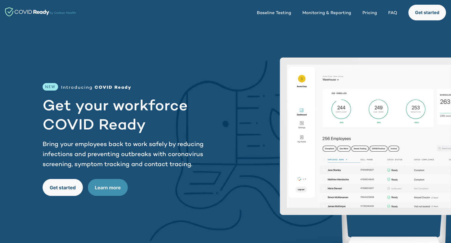 Carbon Health - Features screen