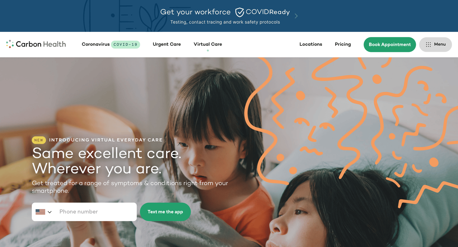 Carbon Health - Features screen