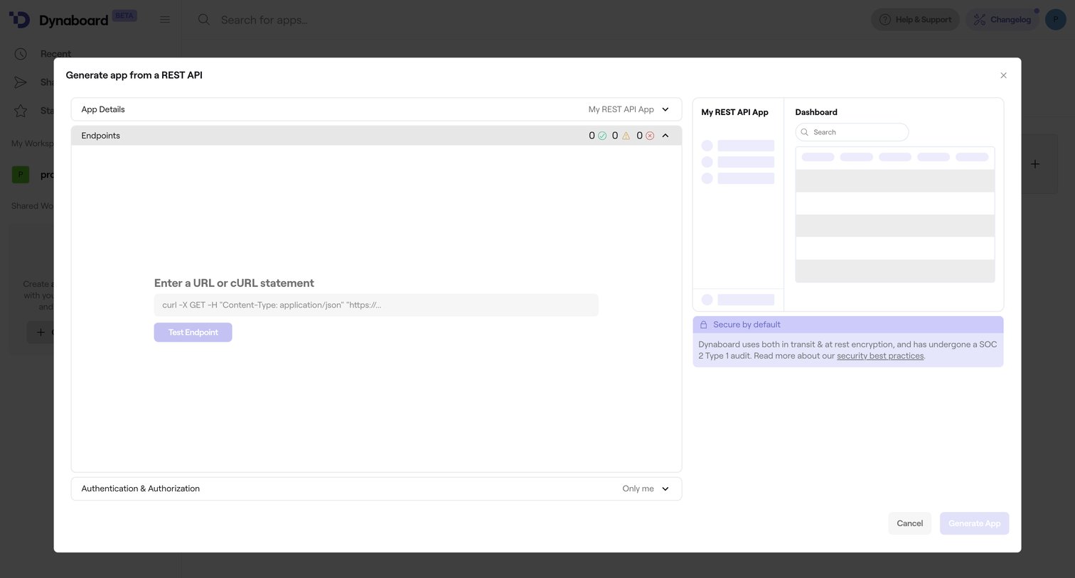 Dynaboard - Apps • Dynaboard screen