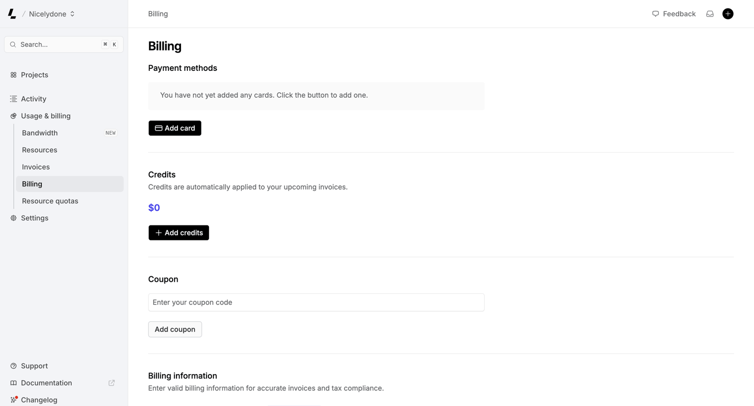 Latitude.sh - Billing – Dashboard - Latitude.sh screen