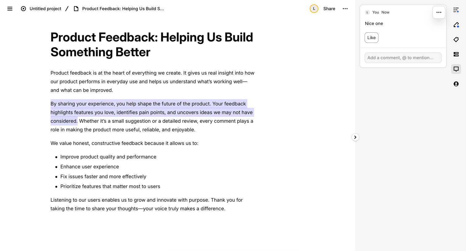 Product Feedback: Helping Us Build Something Better – Dovetail from Dovetail