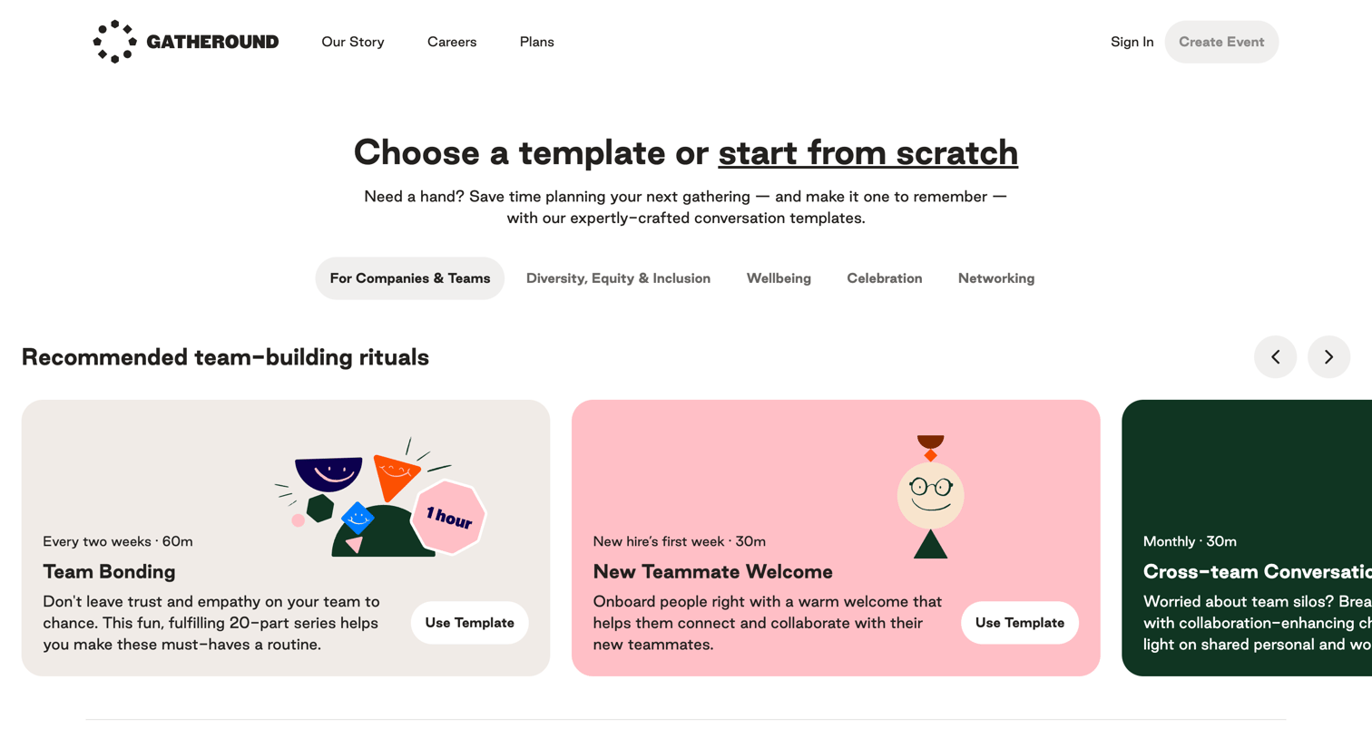 Gatheround - Gatheround — A better way to bring your people together screen