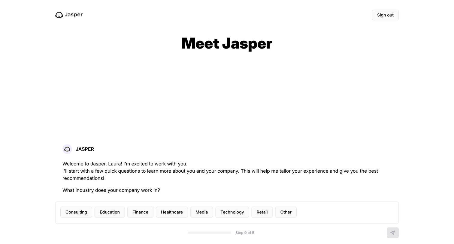 Jasper screen