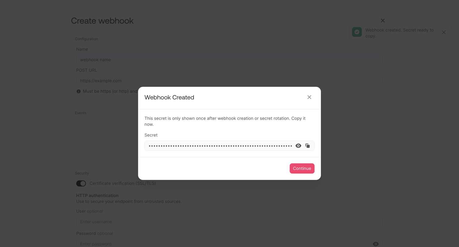 Appwrite - Settings - Appwrite screen