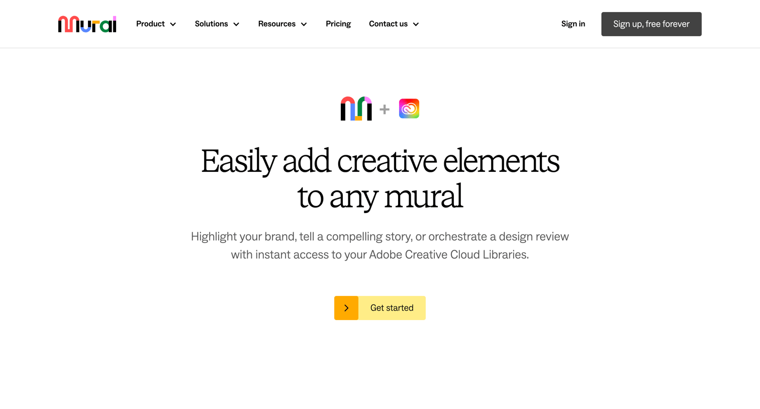 Mural - Adobe Creative Cloud Integration | Mural screen