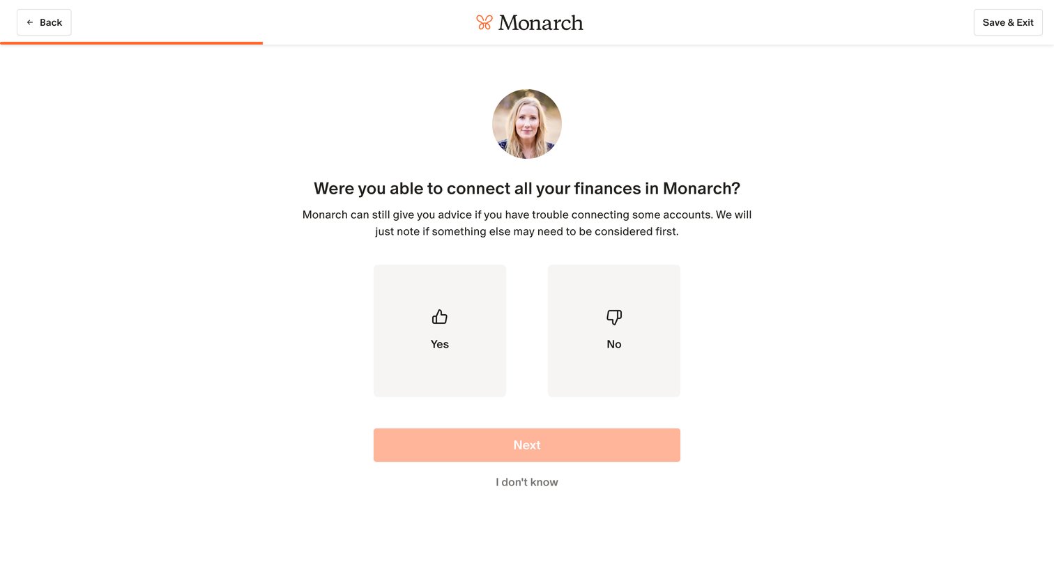 Monarch - Monarch | Were you able to connect all your finances in Monarch screen